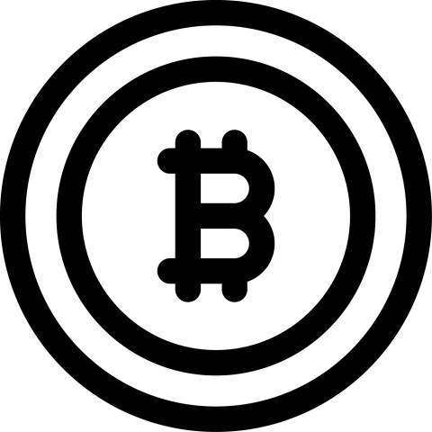 Bitcoin Cryptocurrency SVG Icon